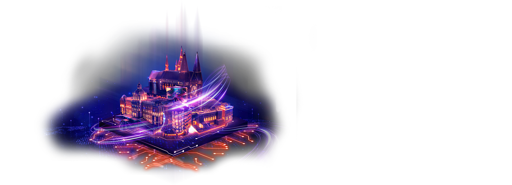 A stylized vision of the OpenSSL Conference
venue.
